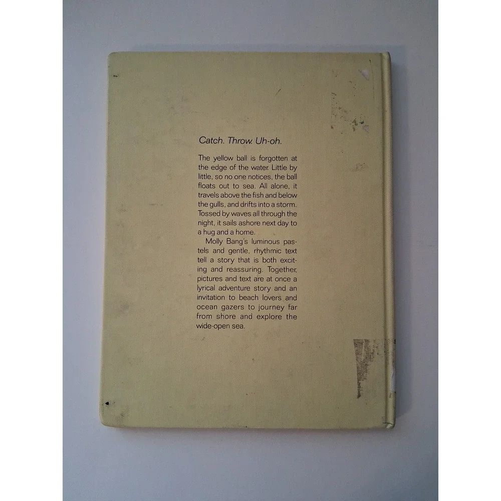 Yellow Ball Molly Bang 1991 Hardcover Book 1st Edition Hard to Find